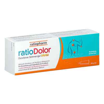 ratioDolor Diclofenac Schmerzgel 2 % Gel 100 g von RATIOPHARM ARZNEIMITTEL VERTRIEB PZN 08201544