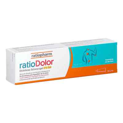 ratioDolor Diclofenac Schmerzgel 2 % Gel 150 g von RATIOPHARM ARZNEIMITTEL VERTRIEB PZN 08201543