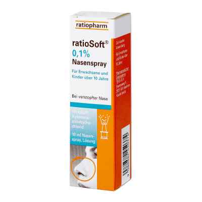 ratioSoft 0,1% Nasenspray 10 ml von RATIOPHARM ARZNEIMITTEL VERTRIEB PZN 08200011