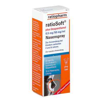 ratioSoft plus Dexpanthenol 0,5 mg/50 mg/ml Nasenspray 10 ml von RATIOPHARM ARZNEIMITTEL VERTRIEB PZN 08200669