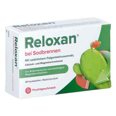 Reloxan Passionsfrucht Kautabletten bei Sodbrennen 48 stk von SCHWABE AUSTRIA GMBH PZN 08202311