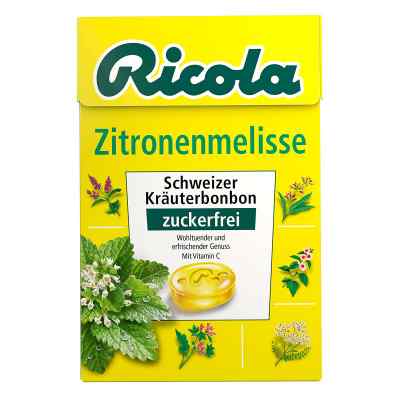Ricola ohne Zucker Box Zitronenmelisse Bonbons 50 g von Queisser Pharma GmbH & Co. KG PZN 03648782