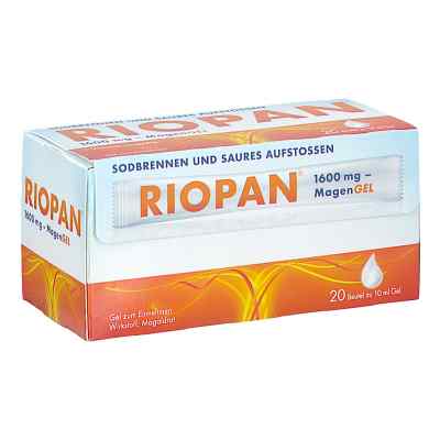 Riopan 1600 mg - MagenGel 20 stk von TAKEDA PHARMA GES.M.B.H.         PZN 08201496