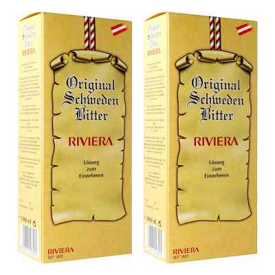 RIVIERA Original Schwedenbitter 2x1000 ml von RIVIERA PHARMA & COSMETICS GMBH PZN 08106956