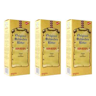 RIVIERA Original Schwedenbitter 3x1000 ml von RIVIERA PHARMA & COSMETICS GMBH PZN 08106957