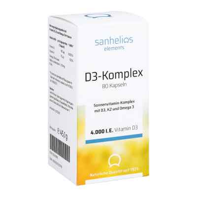 Sanhelios Vitamin D3 Sonnenvitamin-komplex mit K2 80 stk von Roha Arzneimittel GmbH PZN 15242909