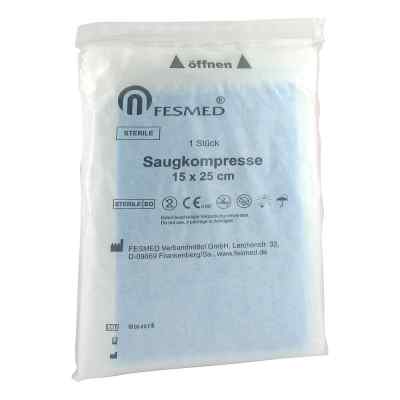 Saugkompressen 15x25 cm steril 5X1 stk von FESMED Verbandmittel GmbH PZN 14293247