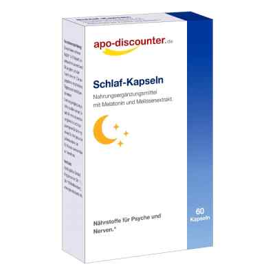 Schlaf Kapseln mit Melatonin 60 stk von apo.com Group GmbH PZN 17174460