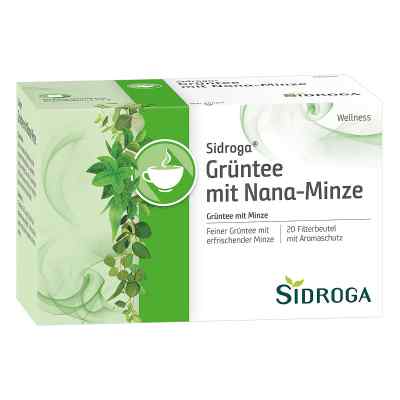 Sidroga Wellness Grüntee mit Nana-minze Filterb. 20X1.5 g von Sidroga Gesellschaft für Gesundh PZN 09928583