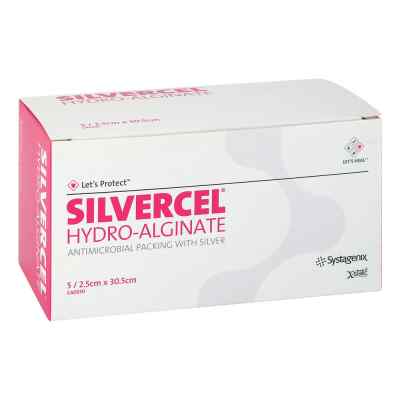 Silvercel Hydroalginat Tamponade 2,5x30,5cm 5 stk von Solventum Germany GmbH PZN 00033123