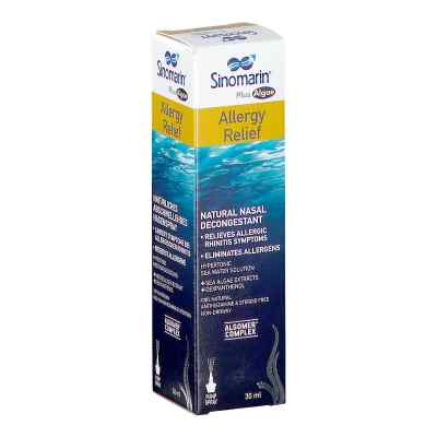 Sinomarin Plus Algae Allergy Relief mit Algomer Komplex Nasenspr 30 ml von S.A.M.PHARMA HANDEL GMBH         PZN 08201022
