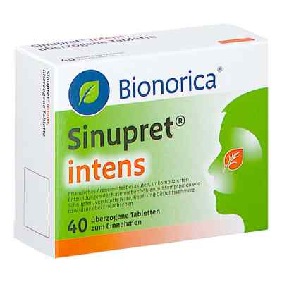 Sinupret intens überzogene Tabletten 40 stk von BIONORICA AUSTRIA GMBH           PZN 08201279