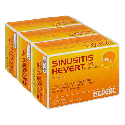 Sinusitis Hevert Sl Tabletten 300 stk von Hevert-Arzneimittel GmbH & Co. K PZN 02785028