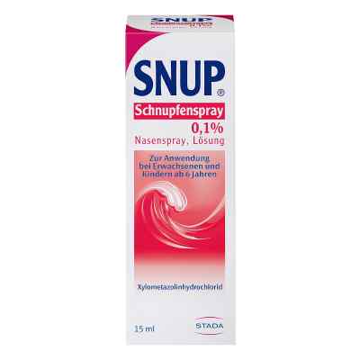 SNUP Nasen- & Schnupfenspray 0,1% mit Meerwasser 15 ml von STADA GmbH PZN 04482680