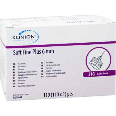 Soft Fine plus 0,25x6 mm 31g Kanüle 110 stk von 1001 Artikel Medical GmbH PZN 09728654