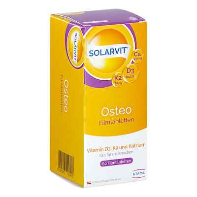 Solarvit OSTEO D3 K2 Ca Filmtabletten 60 stk von  PZN 08200968