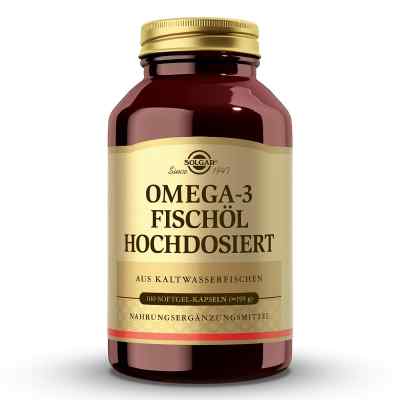 Solgar Omega-3 Fischöl Hochdosiert Kapseln