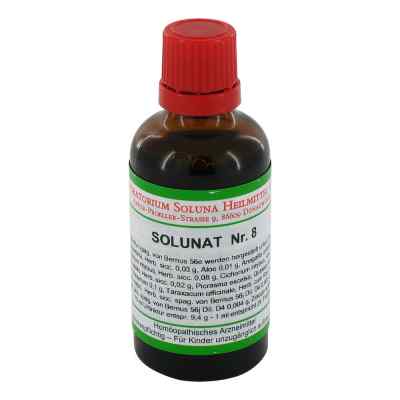 Solunat Nummer 8 Tropfen 50 ml von Laboratorium Soluna Heilmittel GmbH PZN 02939431