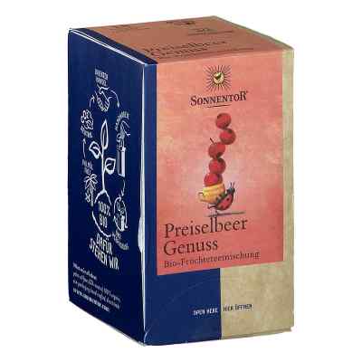 SonnentoR Preiselbeer Genuss Tee 18 stk von SONNENTOR KRAEUTERHANDELSGMBH    PZN 08200378