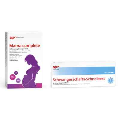 Sparset: Mama complete + Schwangerschaftstest Frühtest 1 Pck von  PZN 08103308