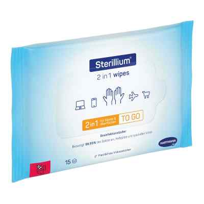 Sterillium 2in1 Wipes Hand- U. Flächendesinfektion 15 stk von PAUL HARTMANN AG PZN 18835975