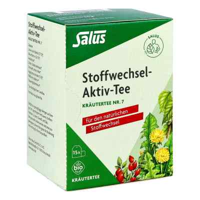 Stoffwechsel Aktiv Tee Kräutertee Nummer 7 bio Salus 15 stk von SALUS Pharma GmbH PZN 05726173