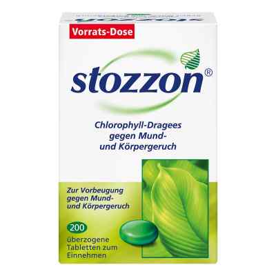 Stozzon Chlorophyll-Dragees gegen Mund- und Körpergeruch 200 stk von Queisser Pharma GmbH & Co. KG PZN 00977427