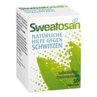 Sweatosan überzogene Tabletten Antitranspirant 50 stk von Heilpflanzenwohl GmbH PZN 02679705
