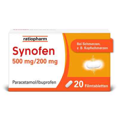 Synofen – mit Ibuprofen und Paracetamol 20 stk von ratiopharm GmbH PZN 18218515