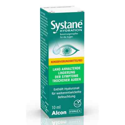 Systane Hydration ohne Konservierungsmittel 10 ml von Alcon Deutschland GmbH PZN 16679117