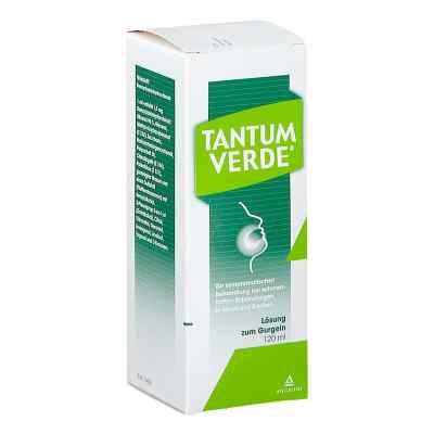 Tantum Verde Lösung zum Gurgeln 120 ml von ANGELINI PHARMA OESTERREICH GMBH PZN 08201337