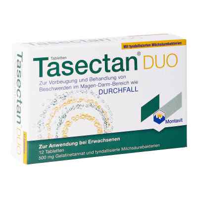 Tasectan DUO 500 mg Tabletten 12 stk von MONTAVIT GMBH        PZN 08200308