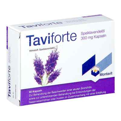Taviforte Speiklavendelöl 300 mg Weichkapseln 60 stk von MONTAVIT GMBH        PZN 08201108