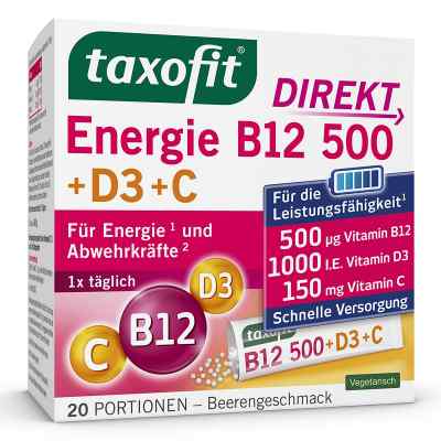 Taxofit Energie B12 500+d3+c Direkt Granulat