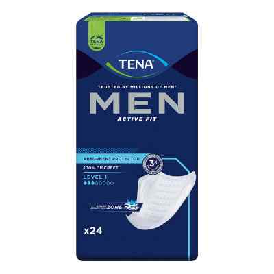 Tena Men Active Fit Level 1 Inkontinenz Einlagen 6X24 stk von Essity Germany GmbH PZN 17981723