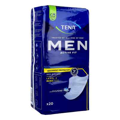 Tena Men Level 2 Einlagen 20 stk von Essity Germany GmbH PZN 10004884