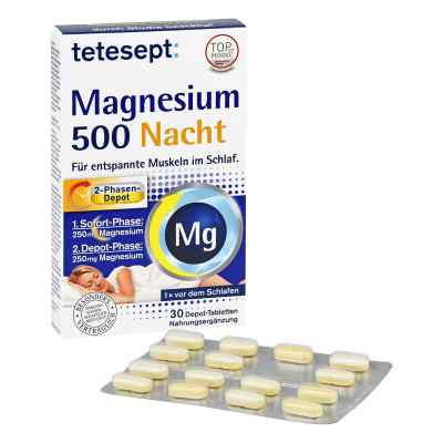 Tetesept Magnesium 500 Nacht Tabletten 30 stk von Merz Consumer Care GmbH PZN 13166699
