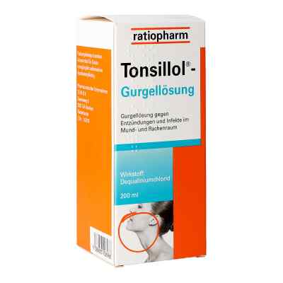 Tonsillol Gurgellösung 200 ml von RATIOPHARM ARZNEIMITTEL VERTRIEB PZN 08200078