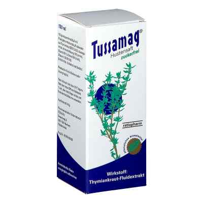 Tussamag Hustensaft, zuckerfrei 150 ml von RATIOPHARM ARZNEIMITTEL VERTRIEBS GMBH PZN 08200724