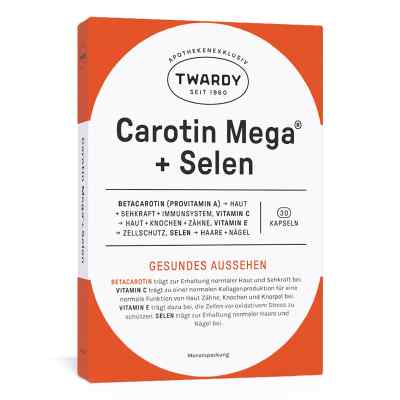 Twardy Carotin Mega + Selen Kapseln