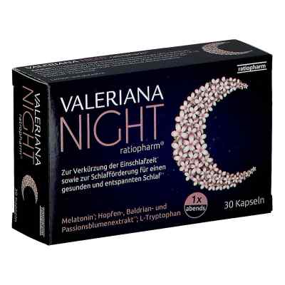 Valeriana NIGHT ratiopharm - Kapseln 30 stk von RATIOPHARM ARZNEIMITTEL VERTRIEB PZN 08200737