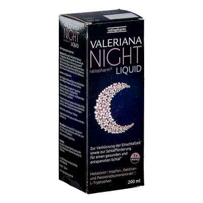 Valeriana NIGHT ratiopharm - Liquid 200 ml von RATIOPHARM ARZNEIMITTEL VERTRIEB PZN 08200738