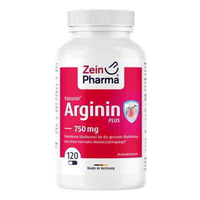 Vascorin® Arginin Plus Kapseln 750 mg 120 stk von Zein Pharma - Germany GmbH PZN 11638220