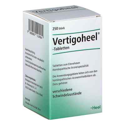 Vertigoheel - Tabletten 250 stk von SCHWABE AUSTRIA GMBH     PZN 08200750