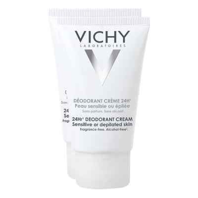 Vichy Deo Creme für empfindliche Haut Doppelpack 2X40 ml von L'Oreal Deutschland GmbH PZN 00169667
