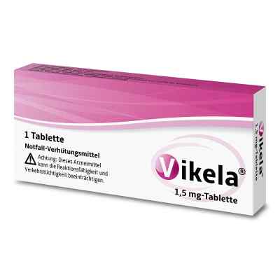 Vikela 1,5 mg Tablette Notfallverhütung 1 stk von HERMES ARZNEIMITTEL VERTRIEBSGESELLSCHAFT MBH PZN 08201481