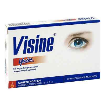 Visine Yxin ED 10X0.5 ml von Kenvue Germany GmbH (CHC) PZN 04081171