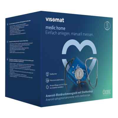 Visomat medic home XXL 43-55cm Stethoskop Aneroid Blutdruckmessg 1 stk von Uebe Medical GmbH PZN 11137340
