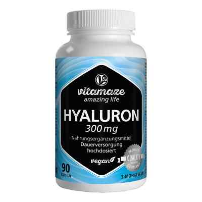 Vitamaze HYALURONSÄURE 300 mg hochdosiert vegan 90 stk von Vitamaze GmbH PZN 13947391