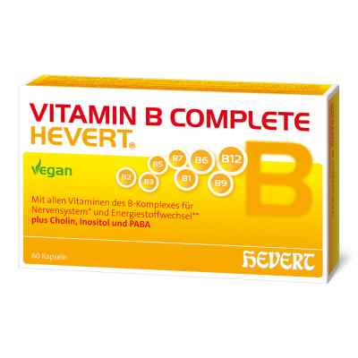 Vitamin B Complete Hevert Kapseln 60 stk von Hevert Arzneimittel GmbH & Co. K PZN 12444110